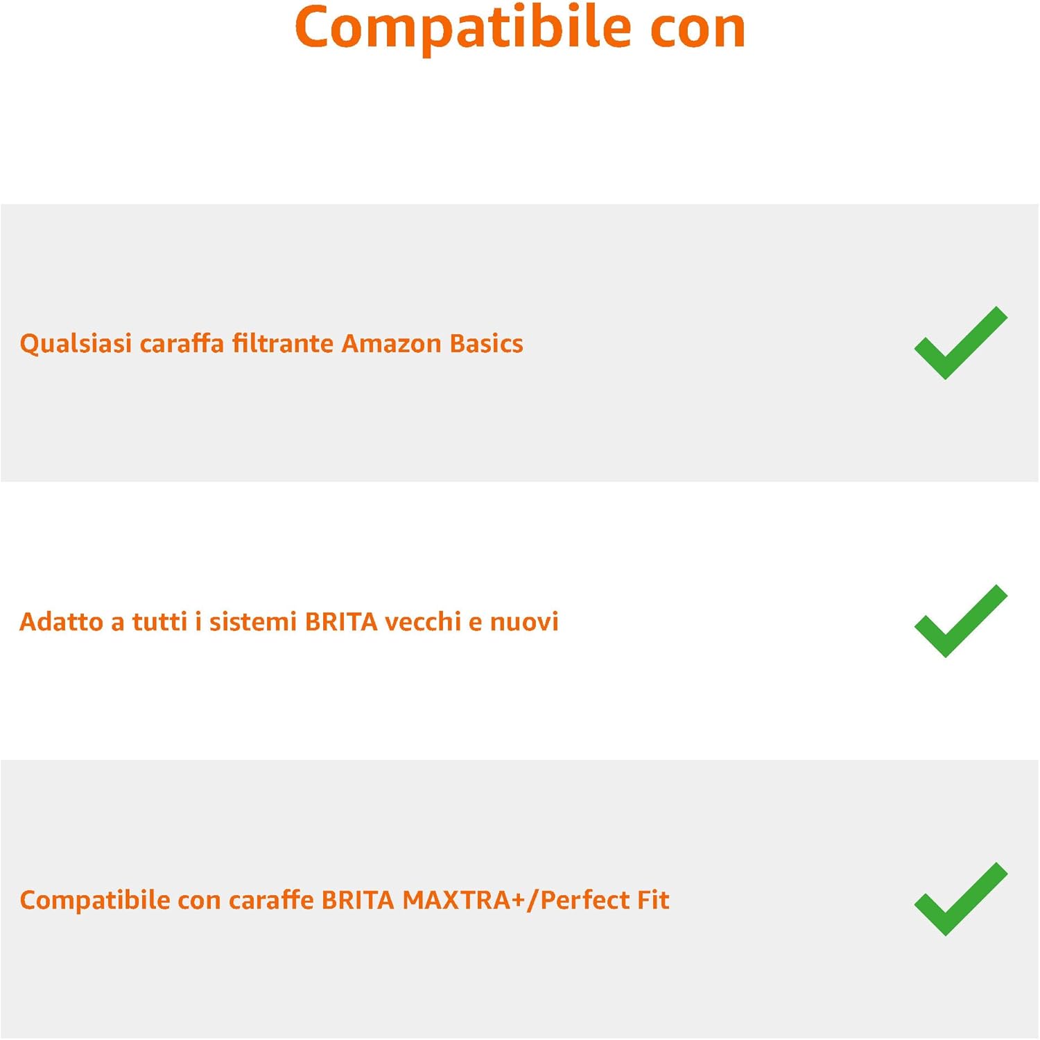 Thumbnail 3 de Amazon Basics Filtri per acqua da 3 pezzi: compatibili con BRITA e facili da usare