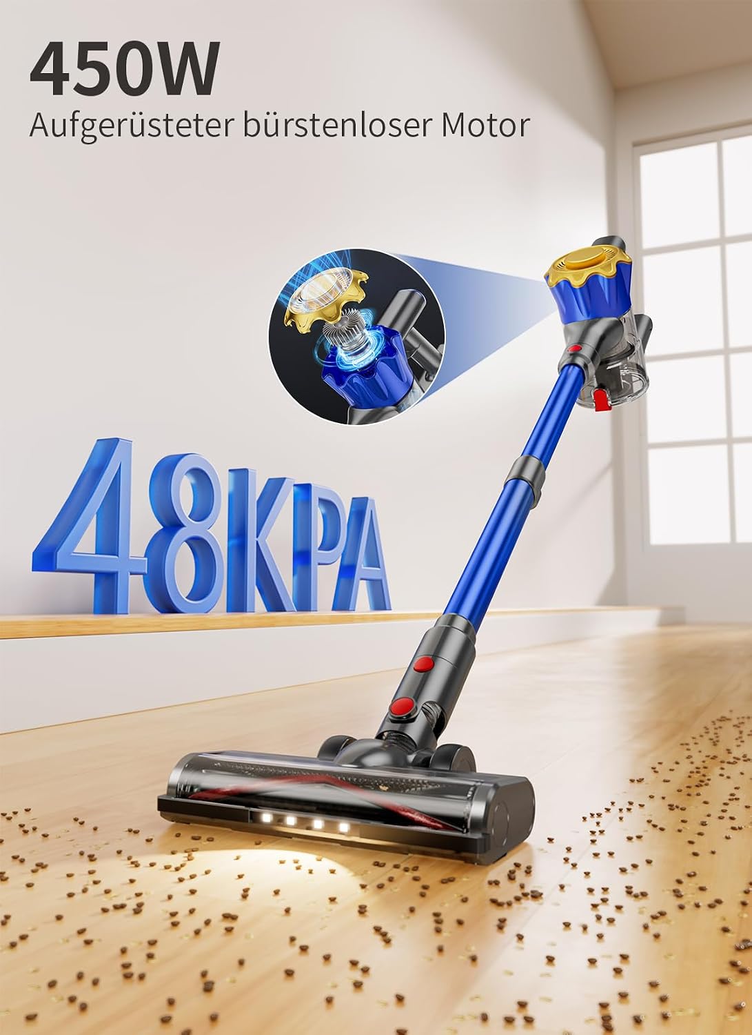 Thumbnail 1 de Akku Staubsauger 40000 Pa mit 450 W