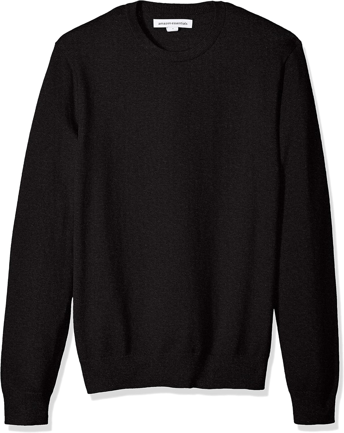 Detalle de Amazon Essentials Men's Long-Sleeve Cable Knit Crewneck Jumper — 100% Cotton, Regular Fit, Big & Tall Options
