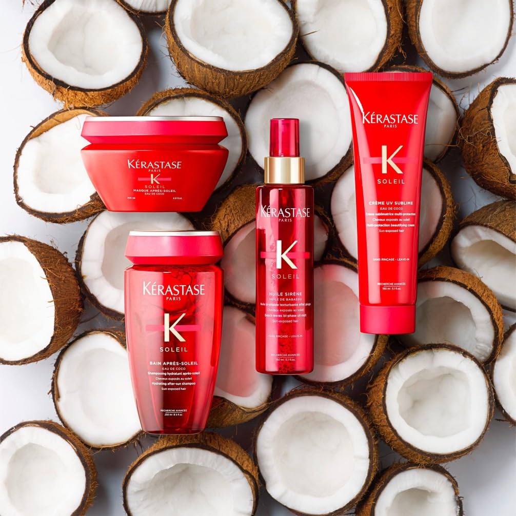 Detalle de Kérastase Bain Après-Soleil Soleil Shampoo mit Sonnenschutz (250 ml) für alle Haartypen