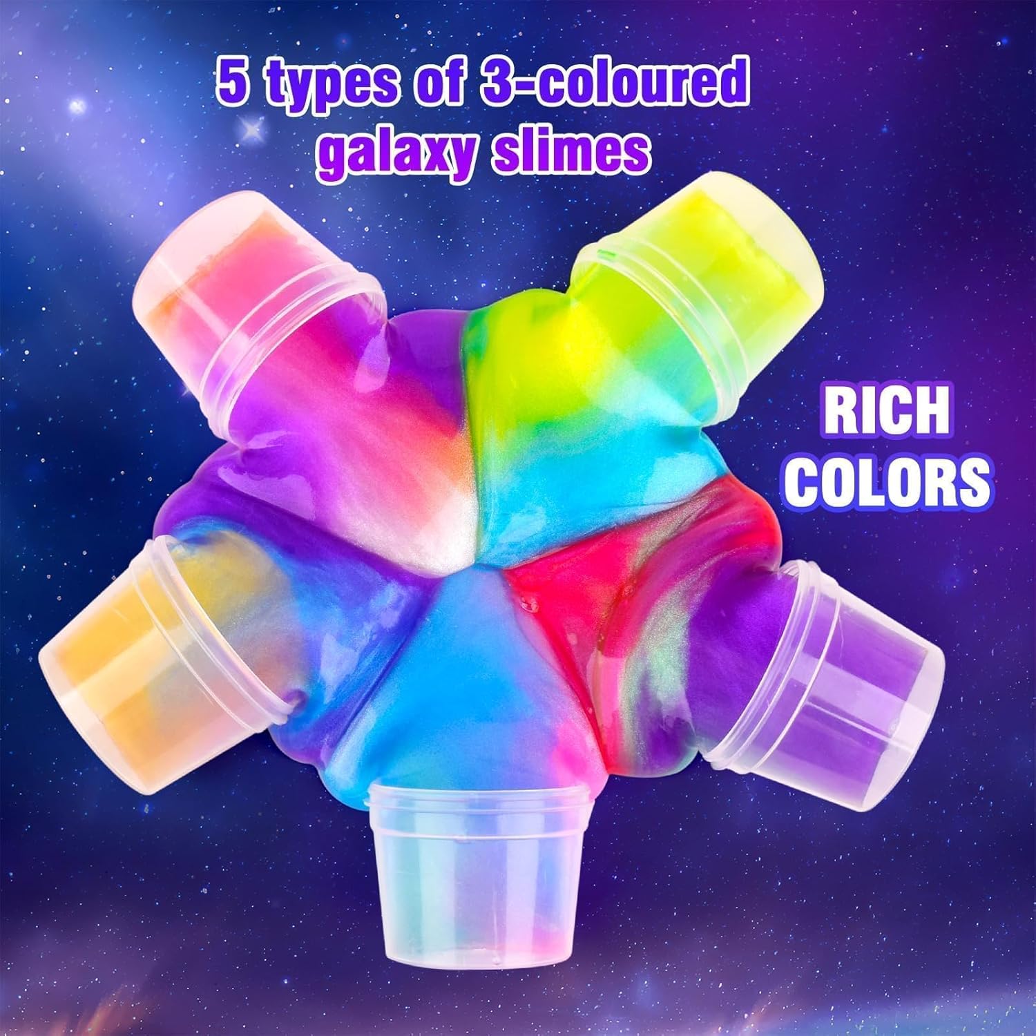 Thumbnail 3 de 118-Pack Galaxy Slime Party Favors Kit