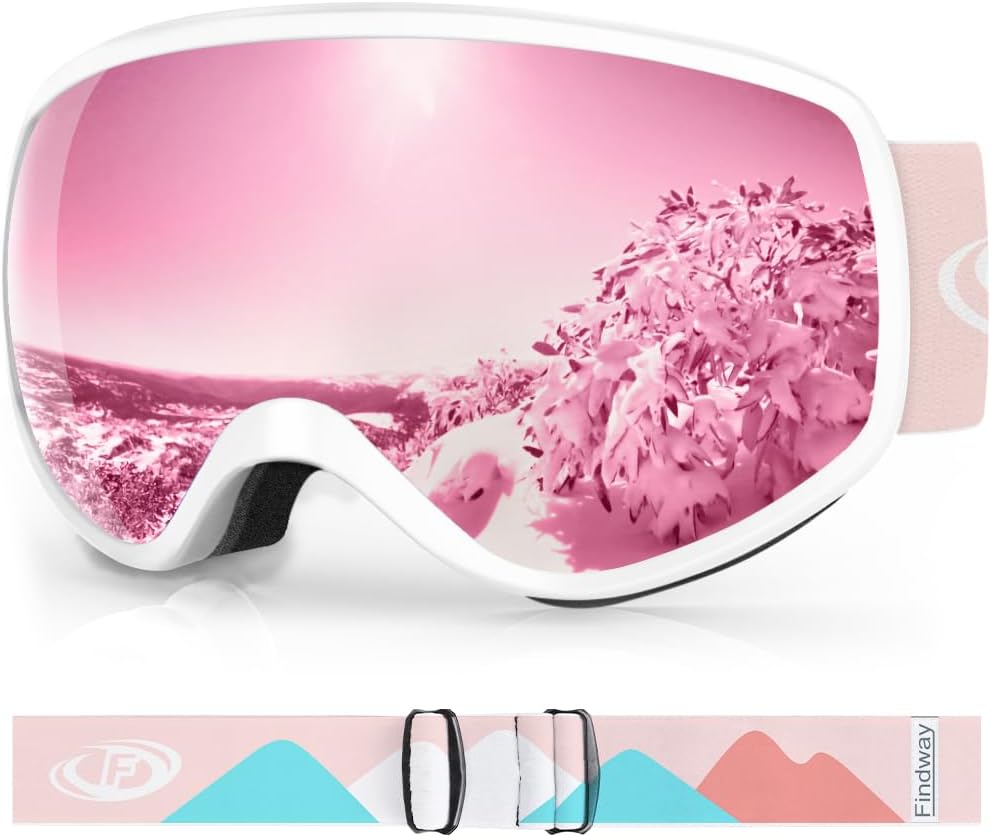 Detalle de findway Kids Ski Goggles for Ages 3–12
