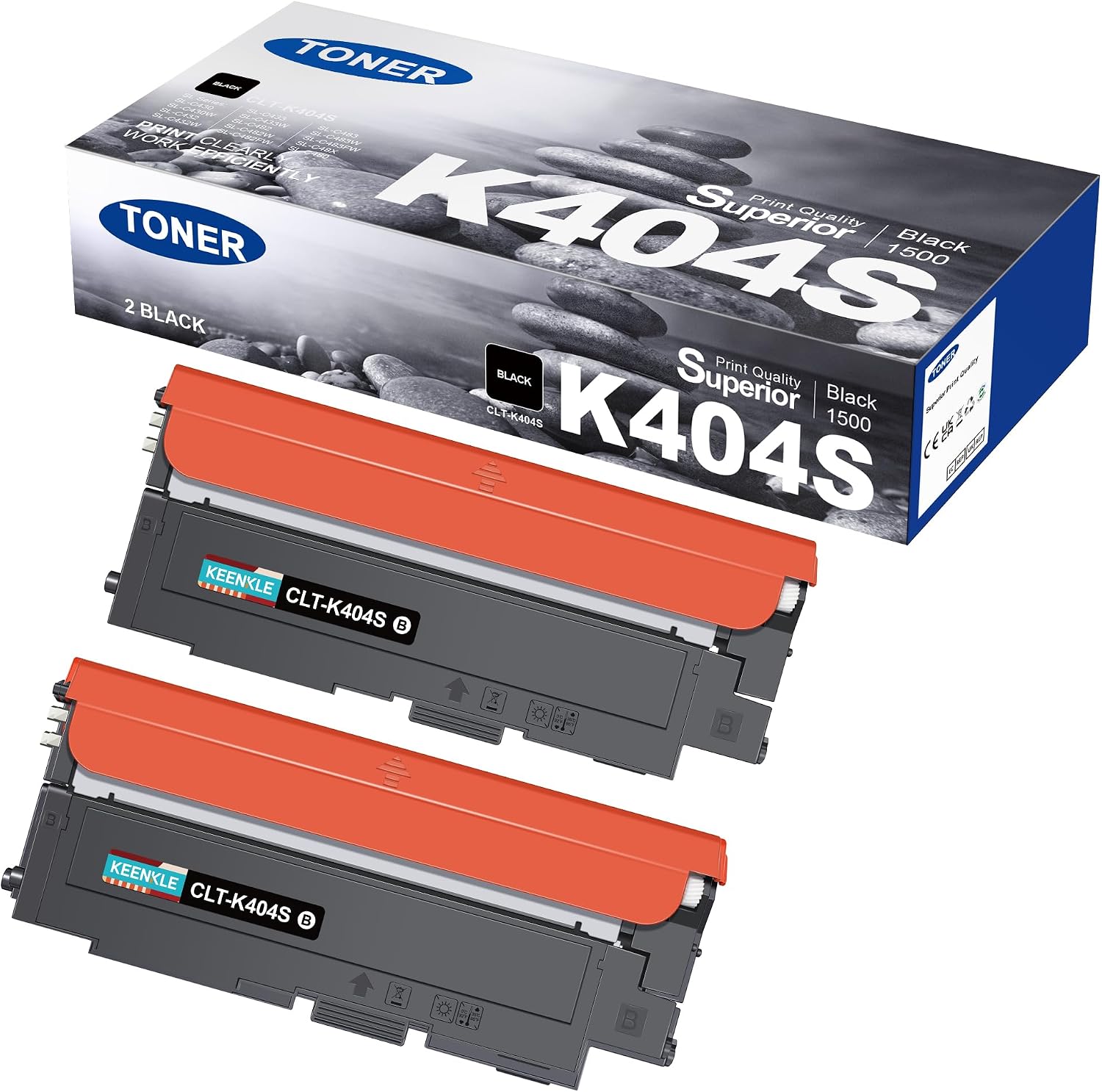 Detalle de CLT-K404S Toner kompatibel 2er-Pack 1.500 Seiten