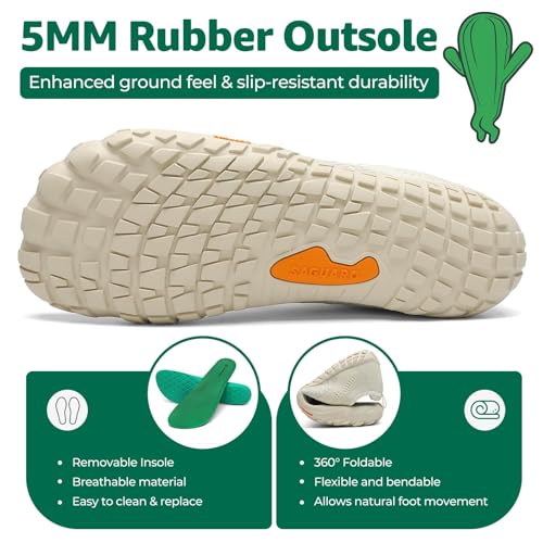 Thumbnail 4 de SAGUARO Barefoot: Zapatillas de trail transpirables y amplias para hombre y mujer