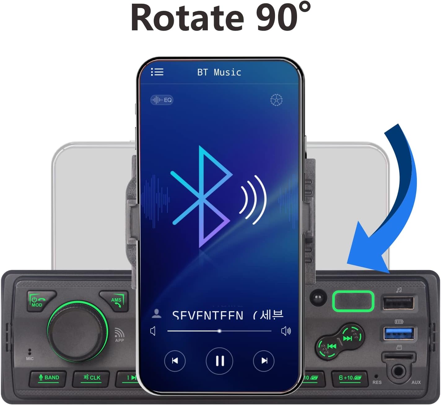 Thumbnail 5 de LXKLSZ Radio Coche 1 DIN Bluetooth