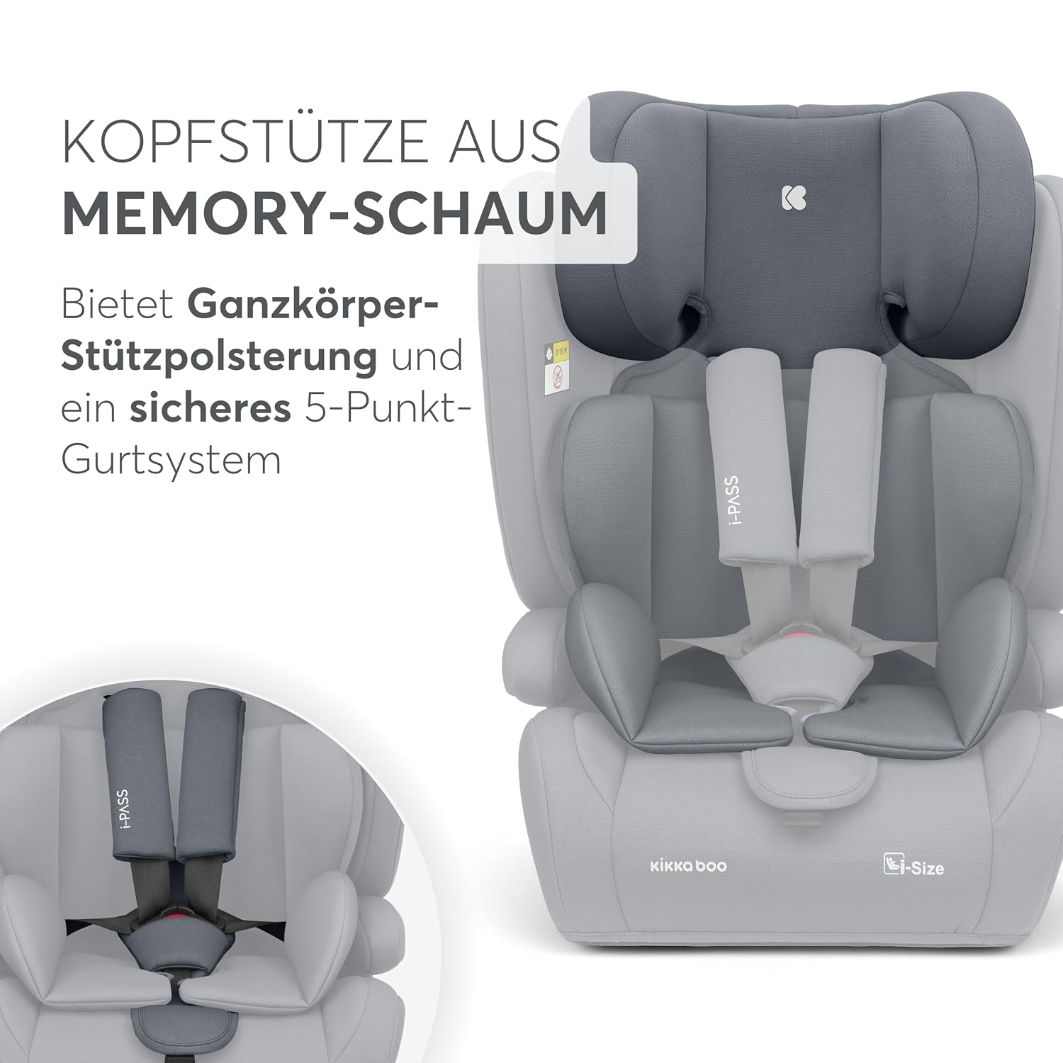 Thumbnail 6 de kikka boo i-PASS Kindersitz 9-36 kg