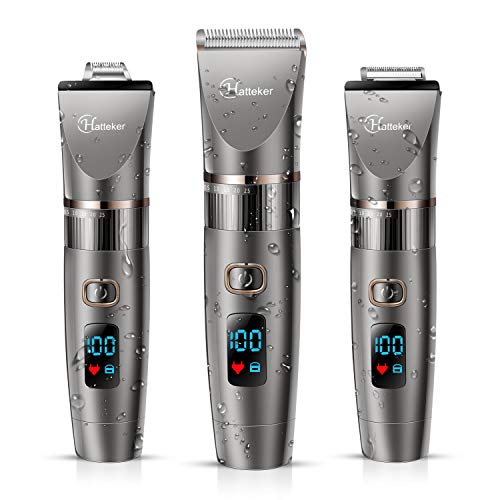 Detalle 2 de Hatteker Cortadora de Pelo Hombre Electric Waterproof ✂