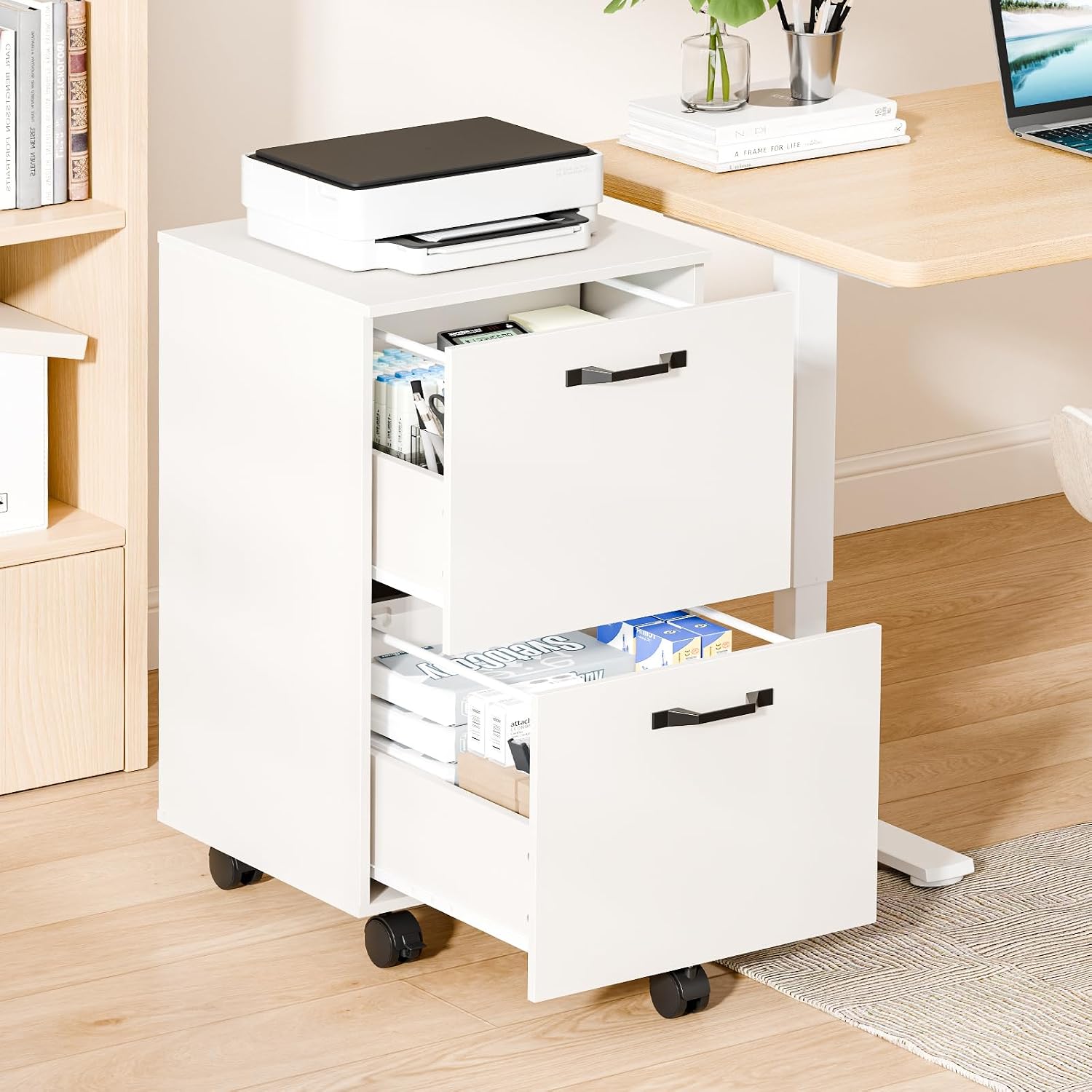 Detalle de DUMOS File Cabinet, White
