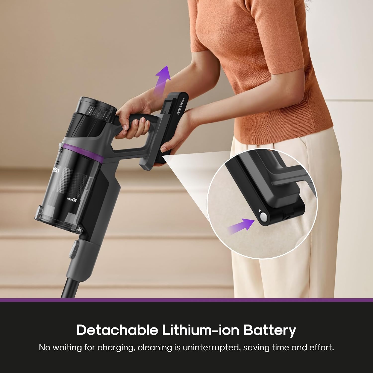 Thumbnail 6 de Eureka ReactiSense 440 Cordless Stick Vacuum Cleaner