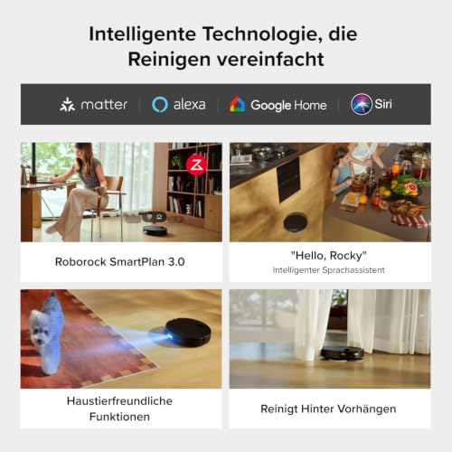 Thumbnail 8 de roborock Saros 20 Neo Saugroboter mit Wischfunktion – leistungsstarke Allround-Reinigung für Haustierbesitzer