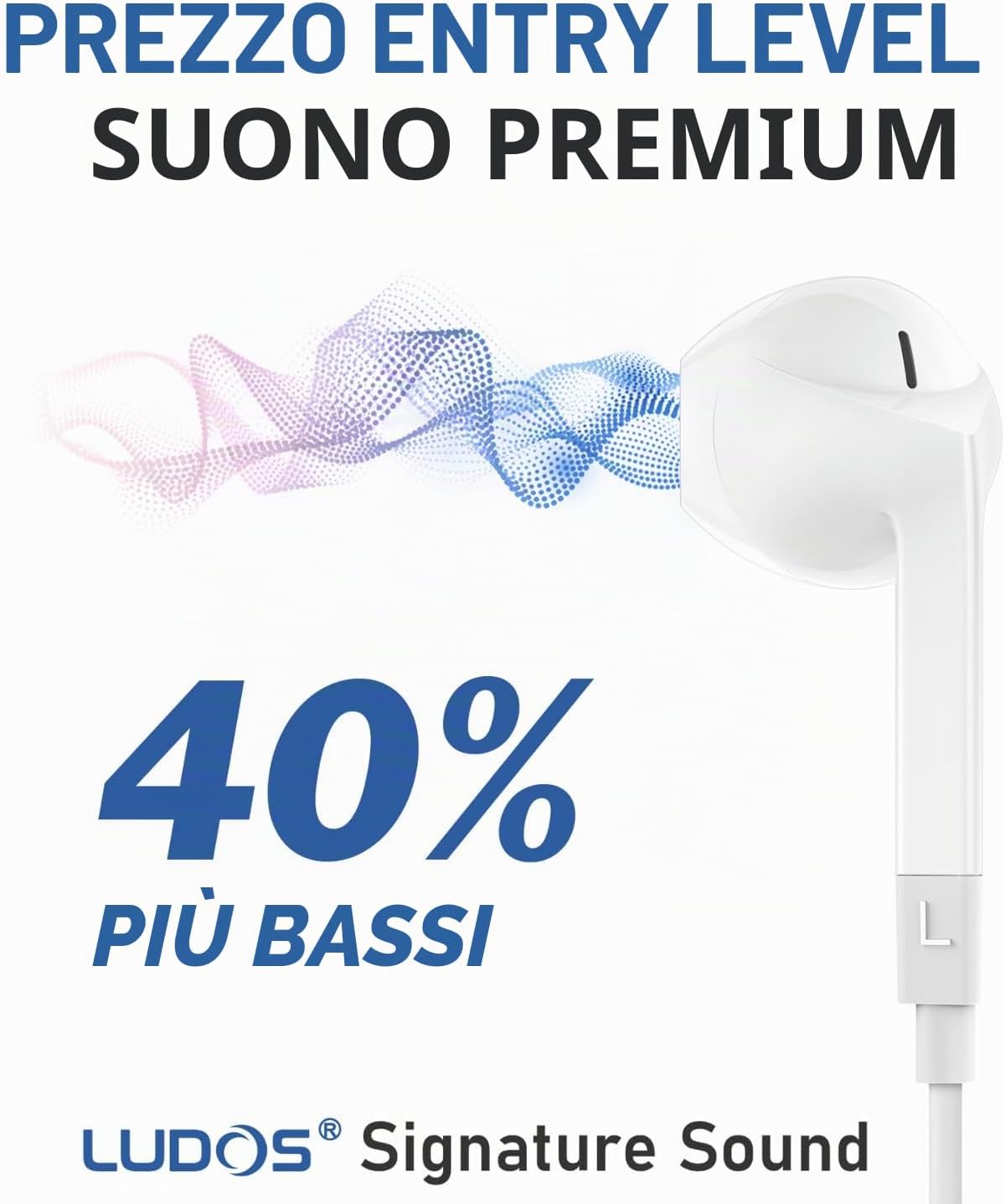 Detalle 2 de LUDOS FEROX Cuffie USB C 5 anni