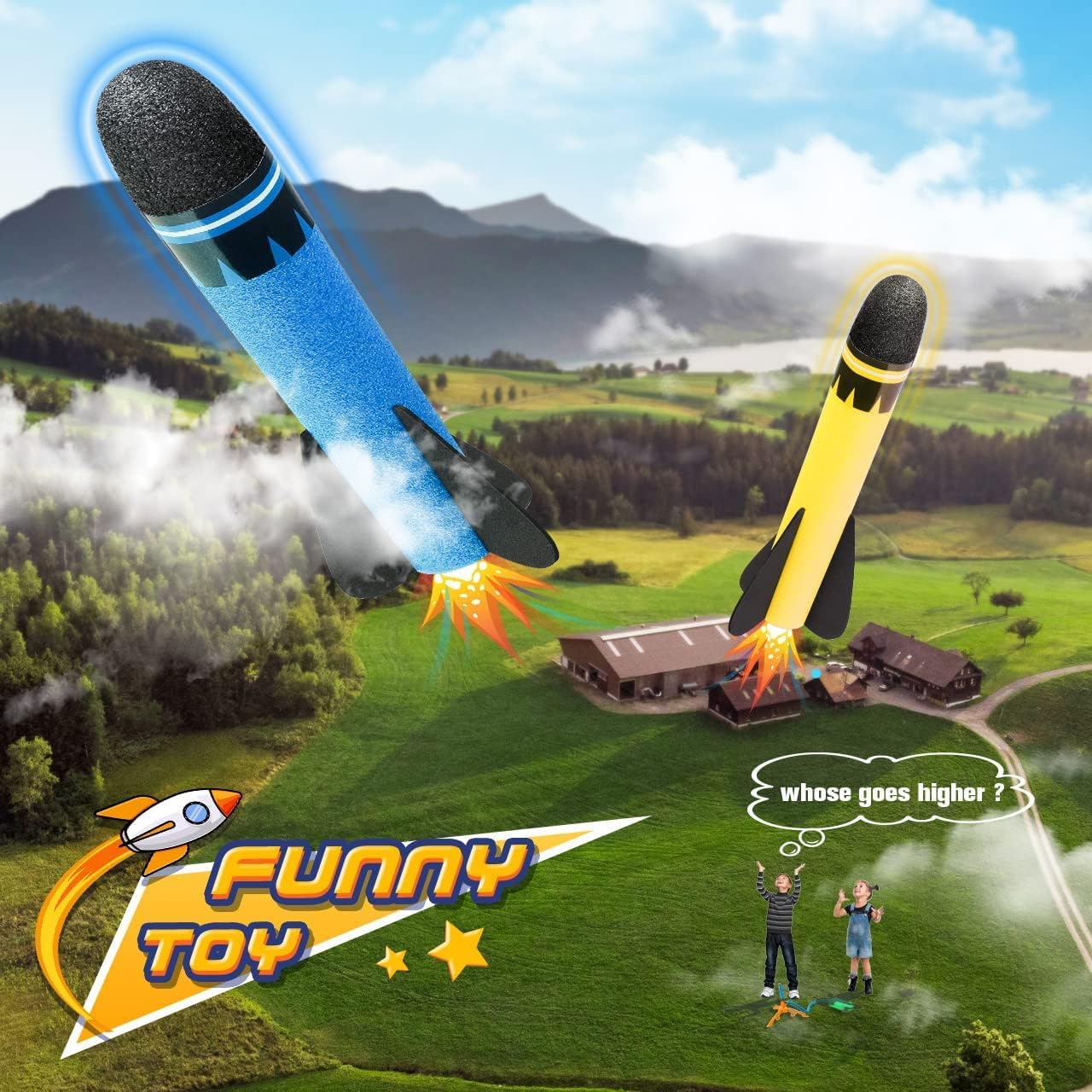 Thumbnail 6 de Anginne Raketen Spielzeug Outdoor 14 Raketen