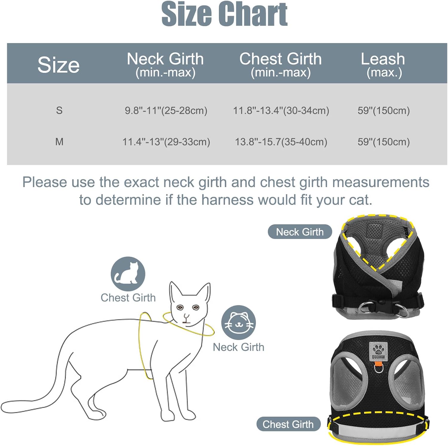 Thumbnail 1 de Pettorina Gatto Allungabile S con Guinzaglio 🐾