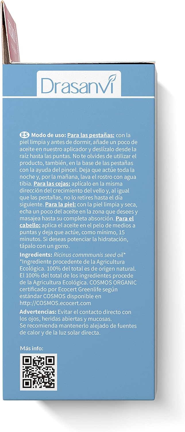 Detalle 2 de Drasanvi Aceite de Ricino Bio 100 ml puro