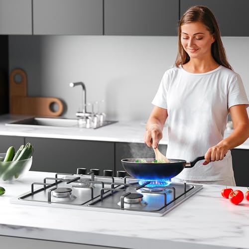 Thumbnail 8 de Plaque Gaz 4 Feux Inox IsEasy – Table Gaz 60 cm, 7200W, encastrable