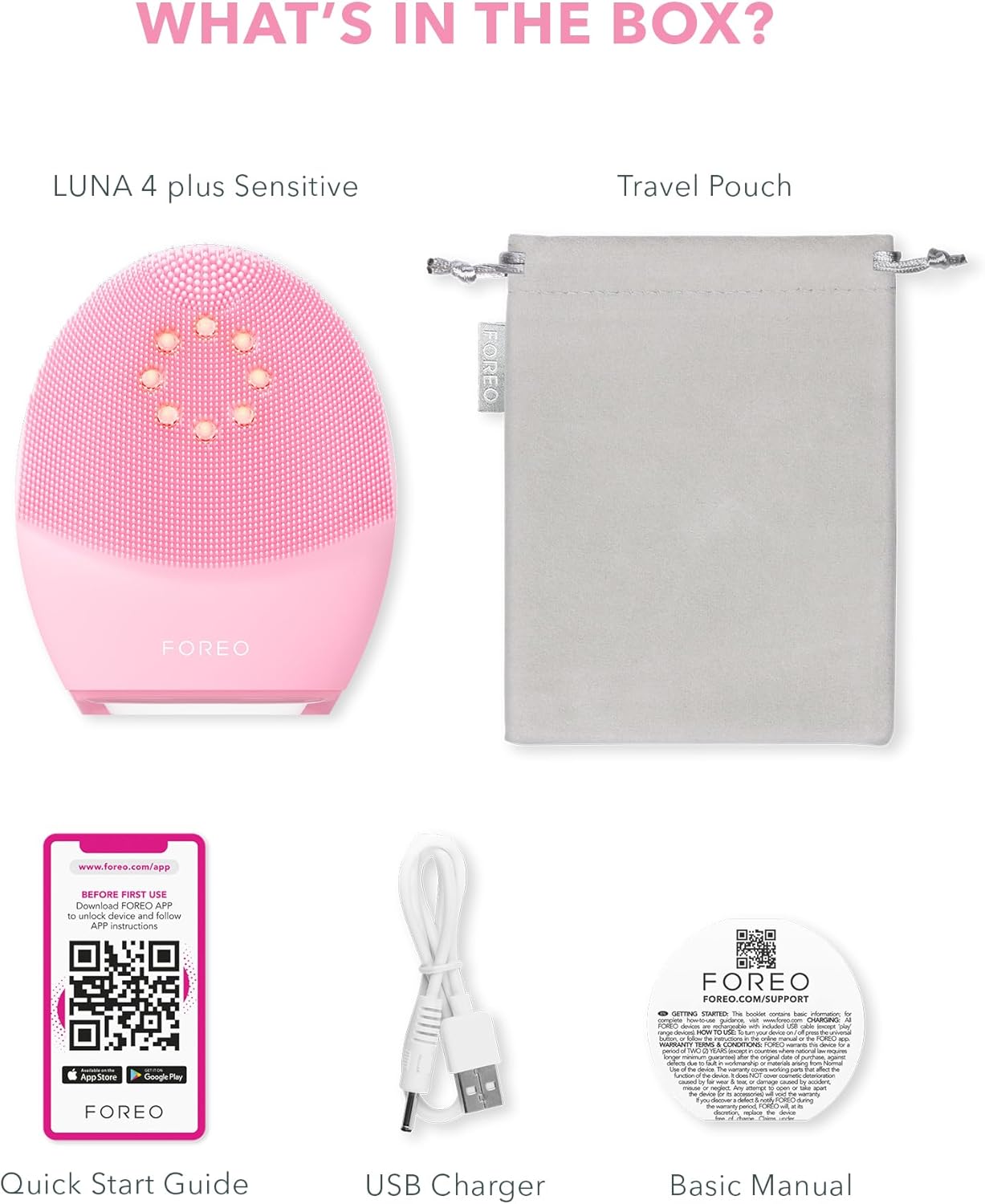 Thumbnail 6 de FOREO LUNA 4 Plus – Brosse nettoyante visage avec NIR + LED rouge et micro-courant