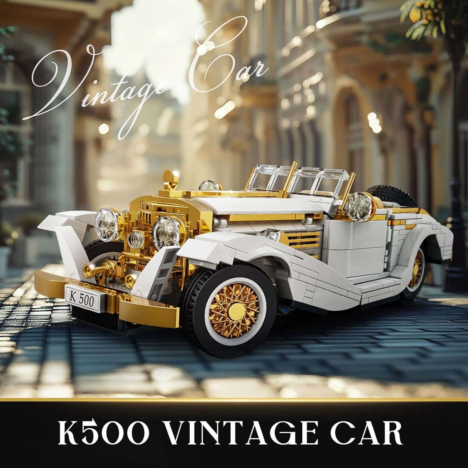 Thumbnail 1 de Mould King WX10003 Voiture rétro télécommandée 868 pièces