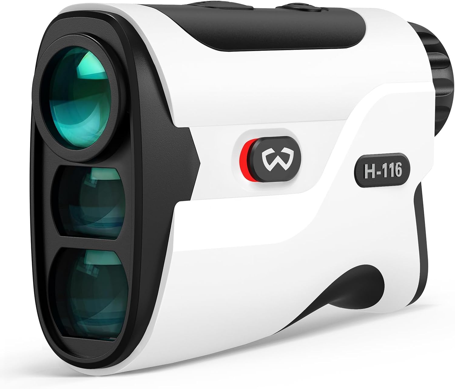 Detalle de WOSPORTS H116 Golf Rangefinder with Slope, 6x Magnification and Flag Lock