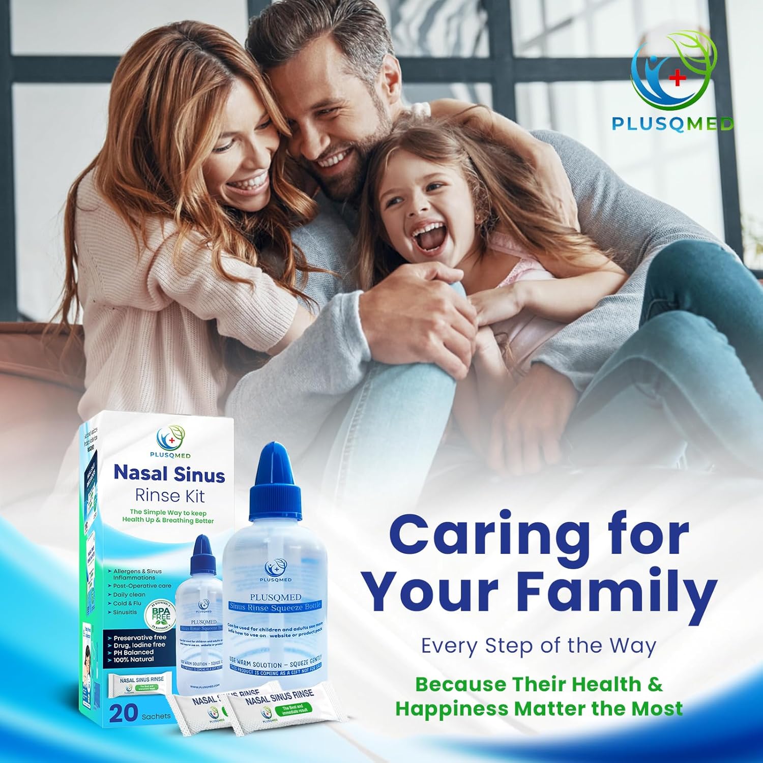 Thumbnail 4 de PLUSQMED Sinus Rinse Kit 250 ml