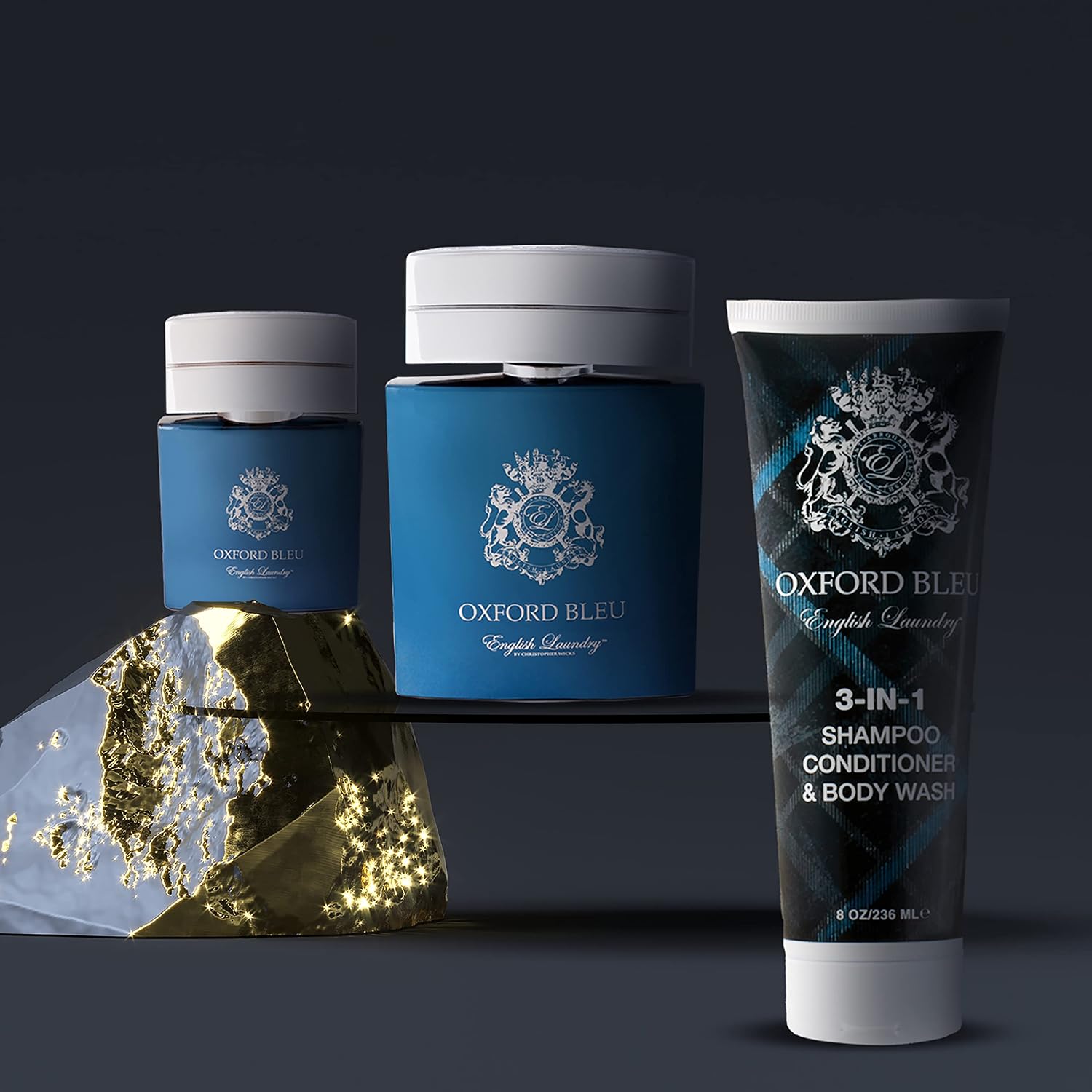 Detalle de English Laundry Fragrance Gift Set, Oxford Bleu