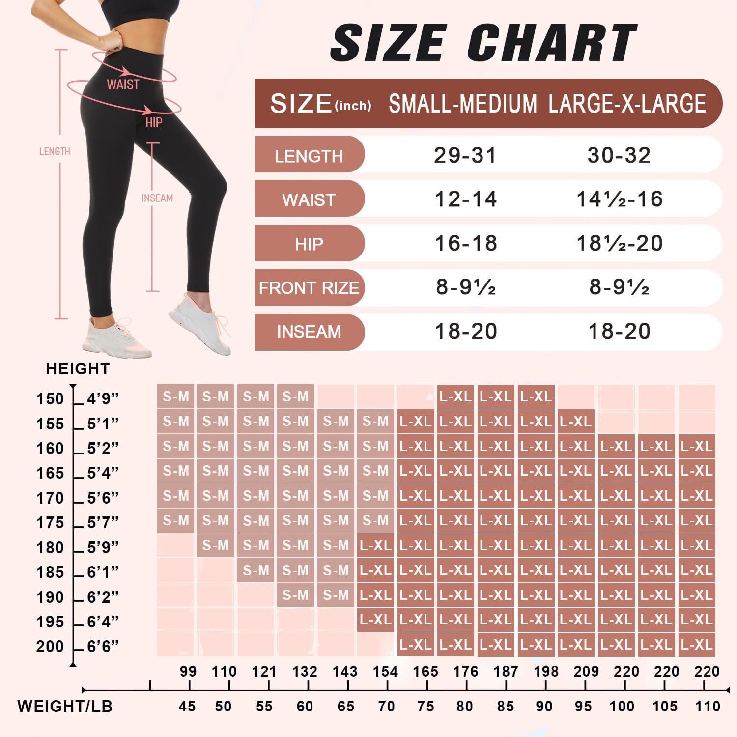 Thumbnail 6 de we fleece 7-Pack High-Waisted Leggings, Tummy Control Workout Yoga Pants