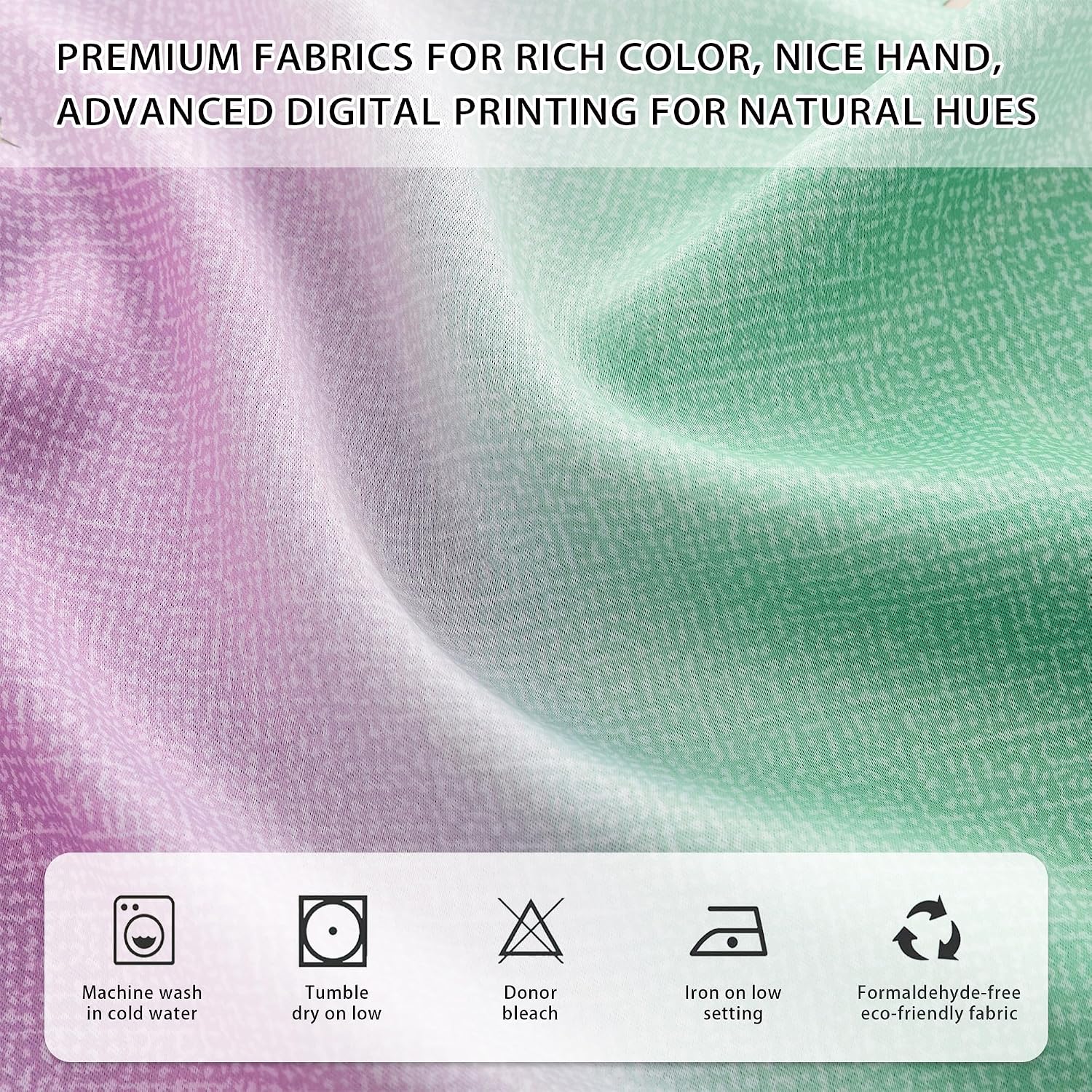 Thumbnail 5 de XiDi Ombre Voile Curtains 132x183cm nursery curtains ๐ช