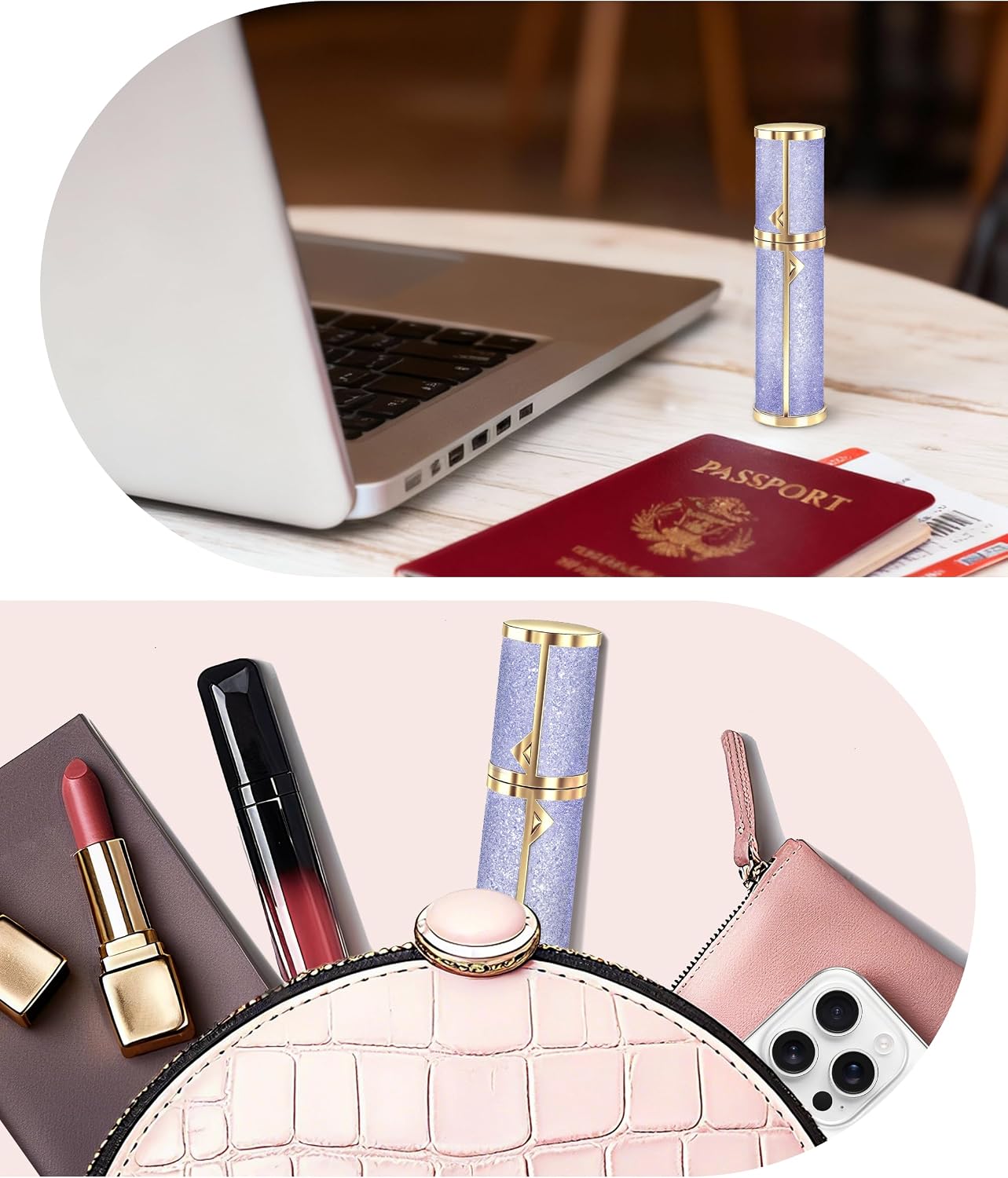 Detalle 2 de EYECURL 5ml Perfume Atomiser Pocket Leakproof