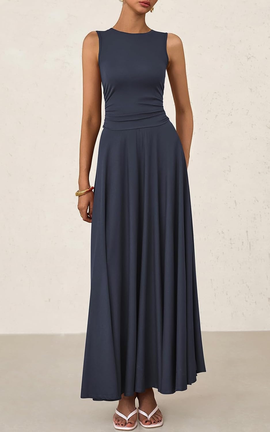 Thumbnail 1 de PRETTYGARDEN Spring Sleeveless Aline Maxi Dress 2026