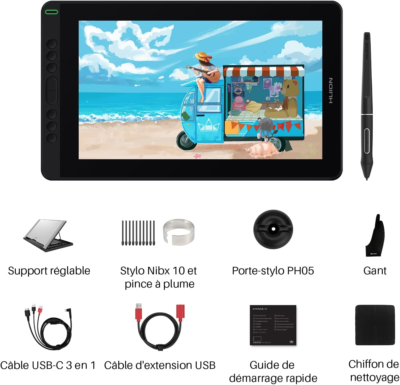 Thumbnail 6 de HUION Kamvas 13,3 pouces 13