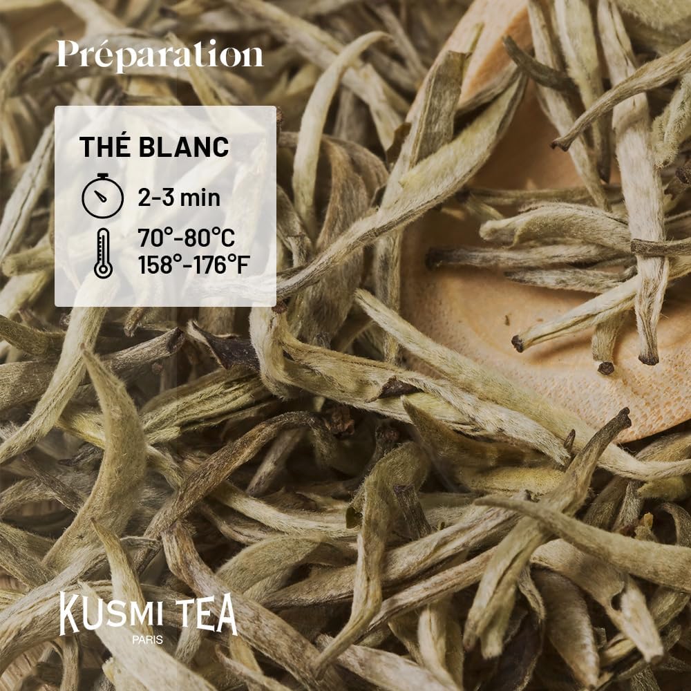 Thumbnail 2 de Kusmi Tea White Berries Bio – Thé blanc aux fruits des bois en boîte métal (90 g)