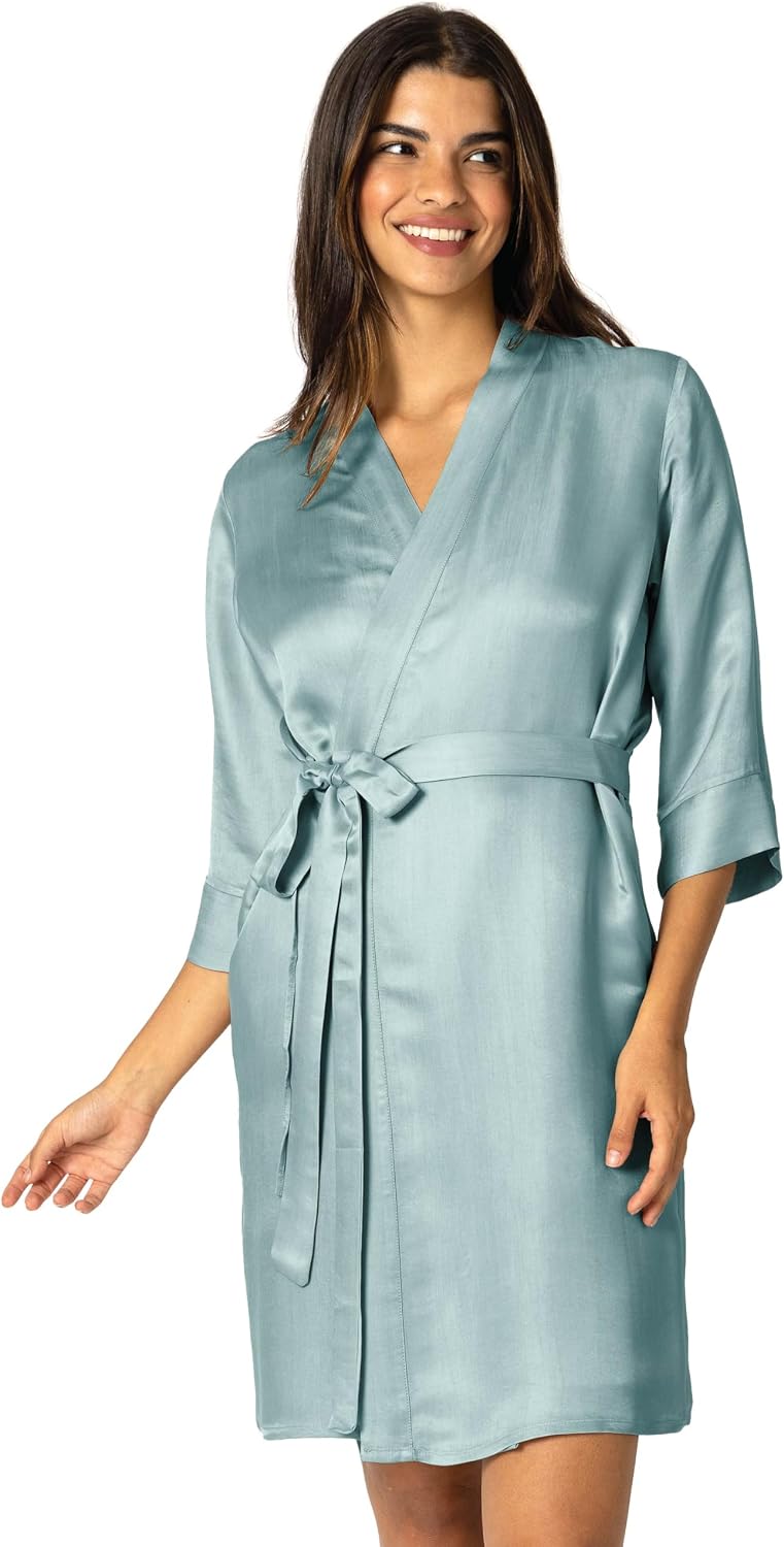 Detalle de Tara Sartoria Silk Robe, 27 Momme