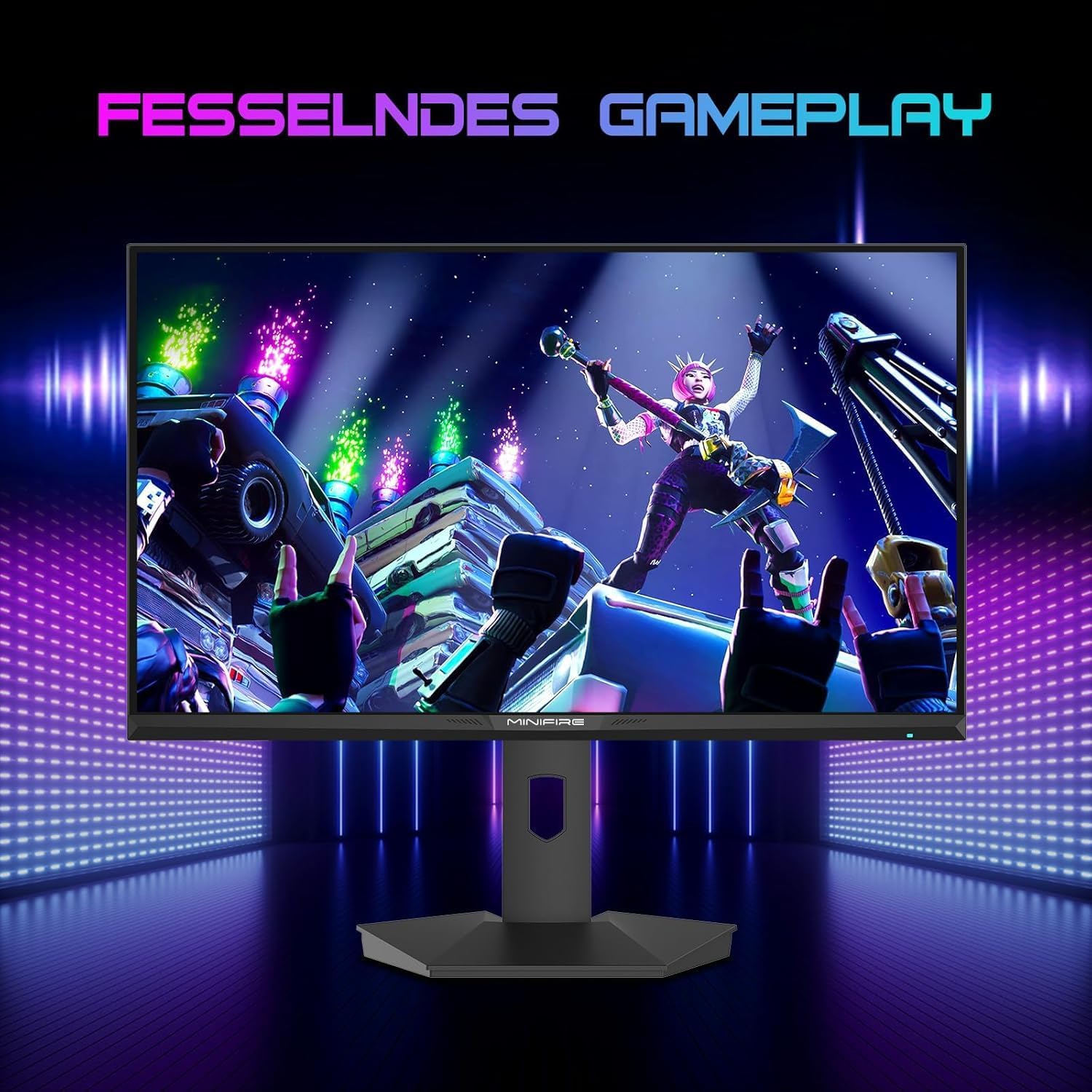 Detalle de Minifire MFG27F6Q Pro 27 Zoll Gaming Monitor
