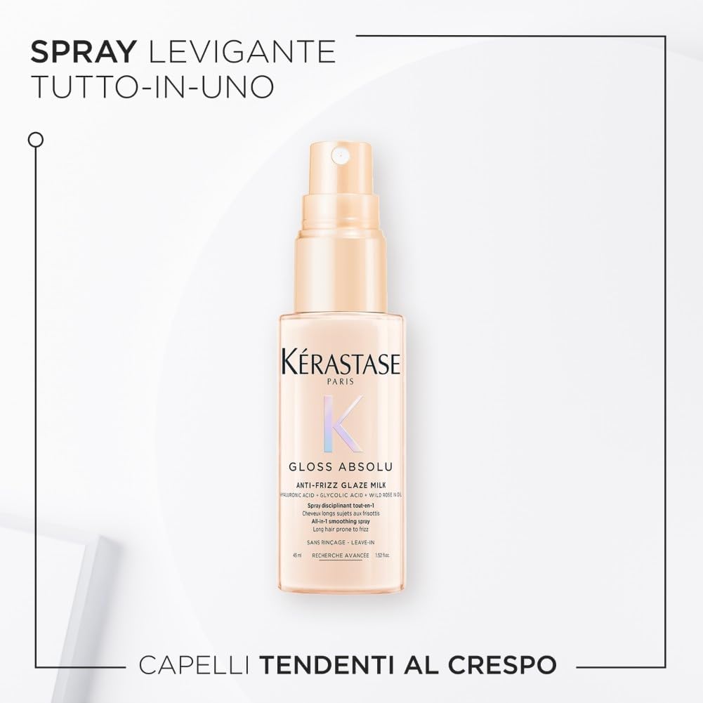 Detalle 2 de Kérastase Gloss Absolu Spray Multi-Beneficio per Capelli Crespi 45 ml – Mini