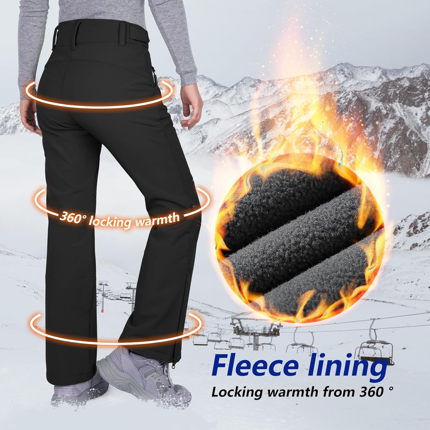Thumbnail 5 de 33,000ft Women's Ski Pants 33,000ft Waterproof Ski Trousers