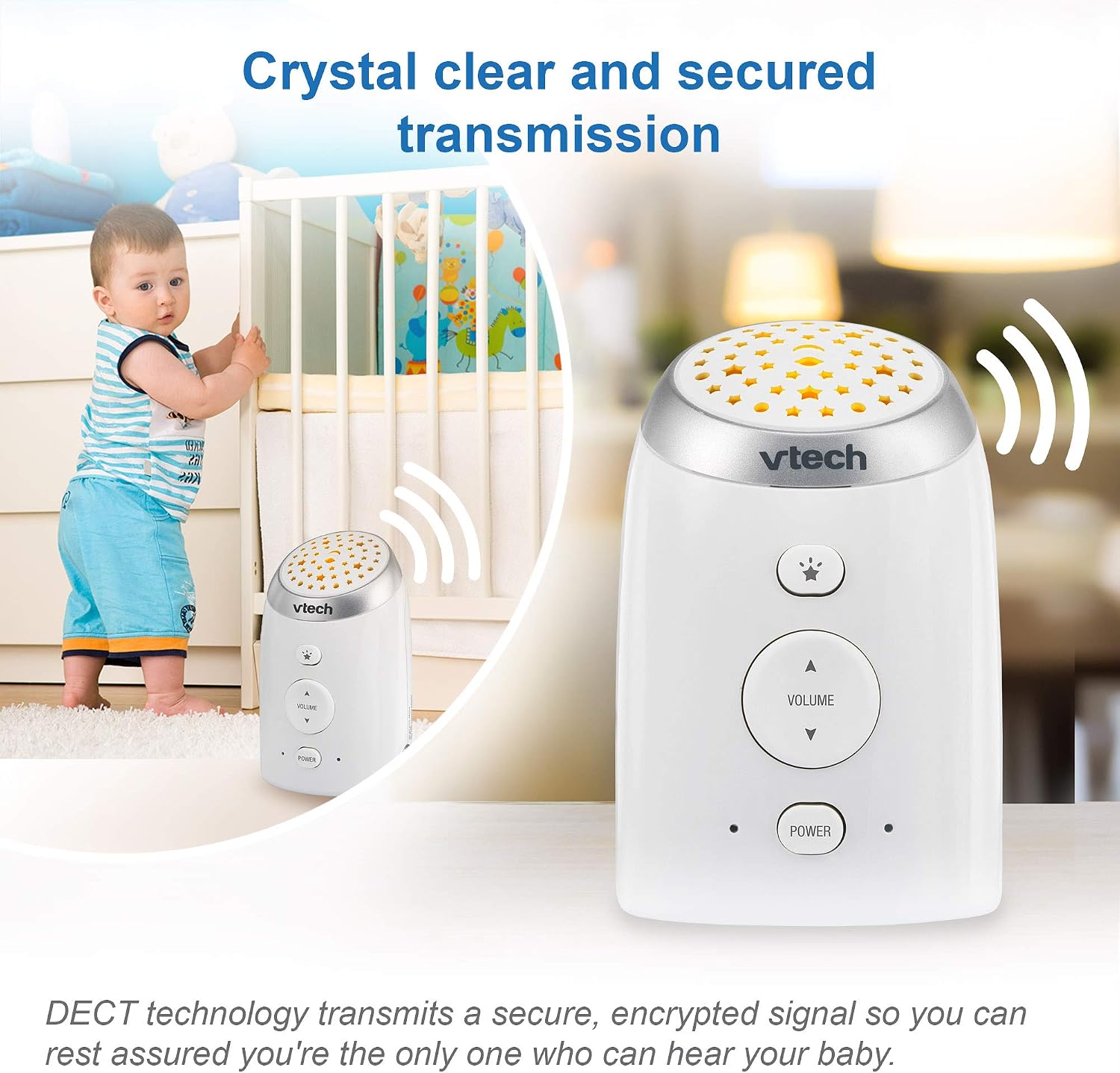 Thumbnail 3 de VTech AM706-1W baby monitor 1,000 ft range