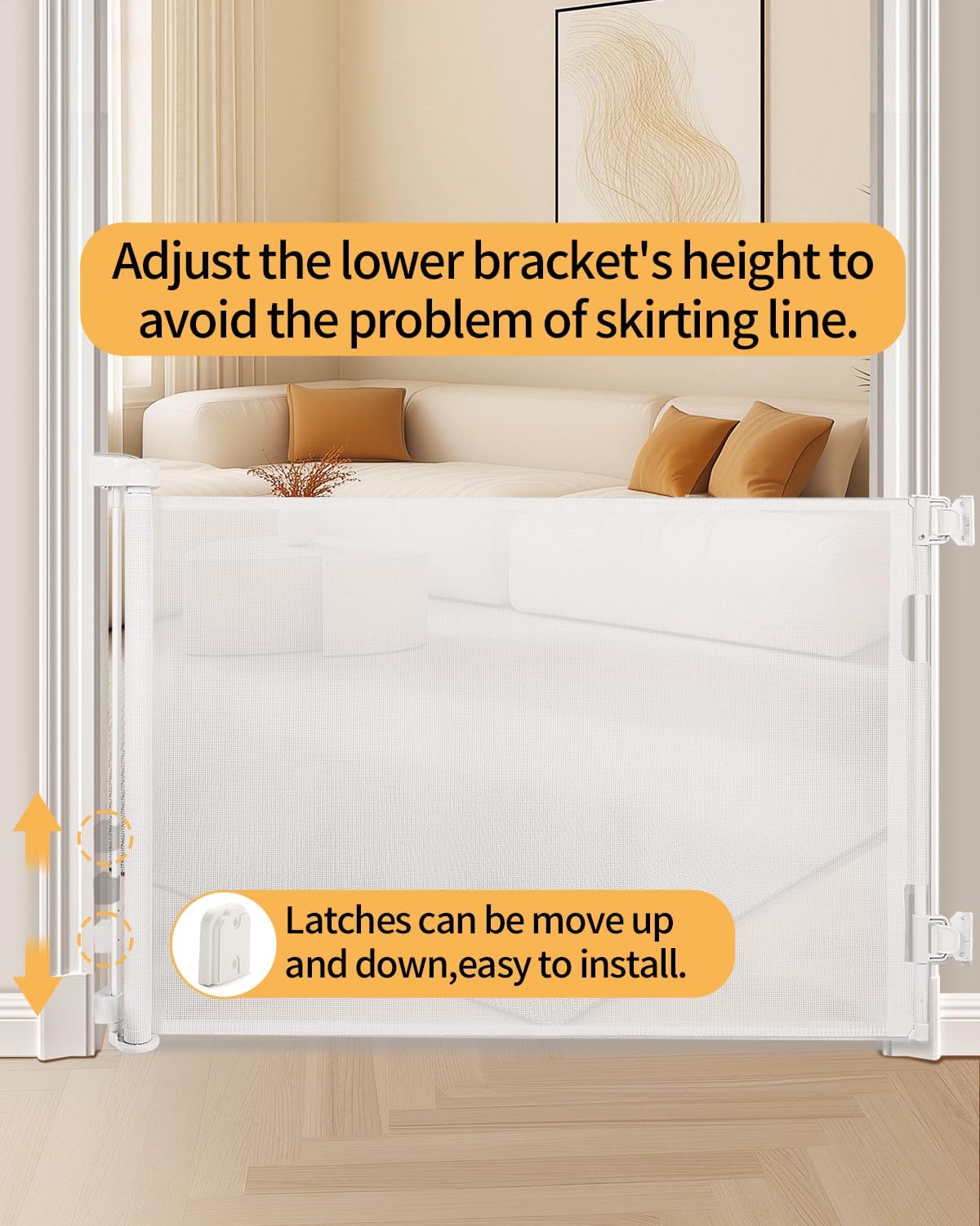 Thumbnail 2 de Retractable Baby Gate 180cm Wide