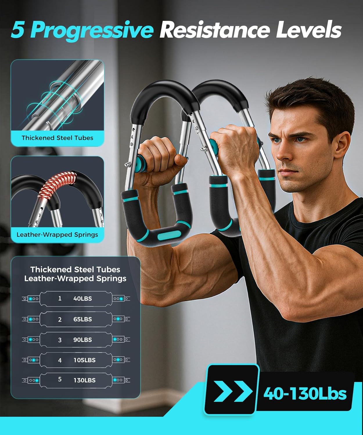 Thumbnail 2 de RENRUI Twister Arm Trainer 40–130 lbs 🏋