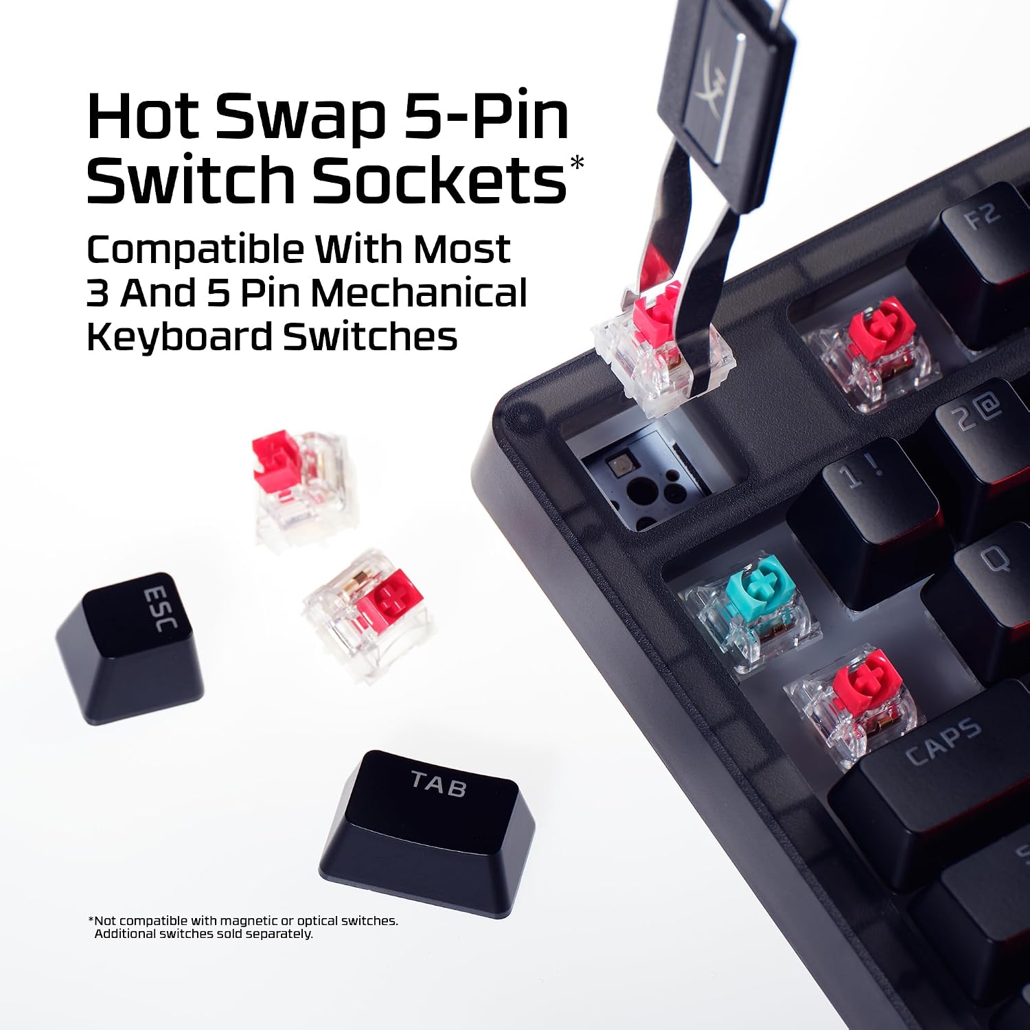 Detalle de HyperX Origins 2 Gaming Keyboard 1800 Layout