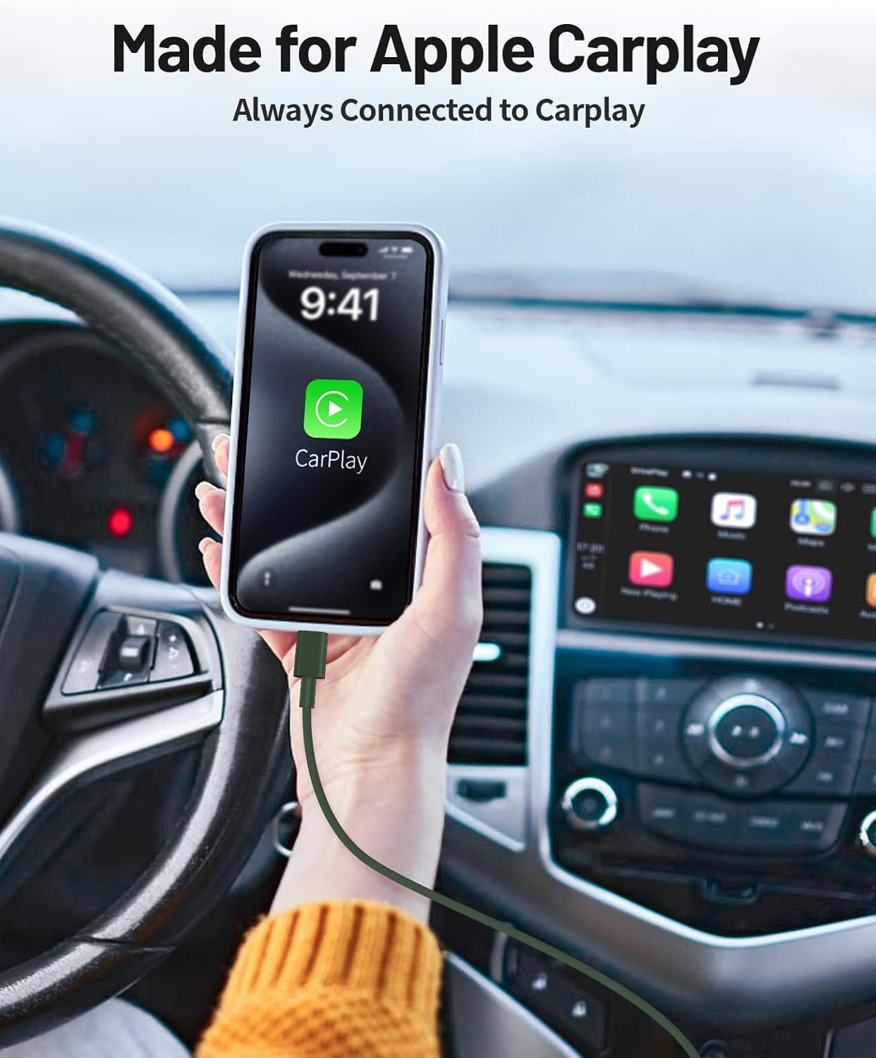 Detalle 2 de 3Pack Carplay Cable 6FT for iPhone