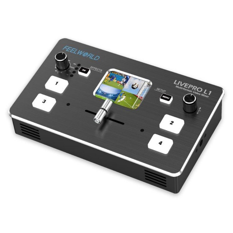 Detalle de Feelworld LIVEPRO L1 mezclador de vídeo 4x HDMI