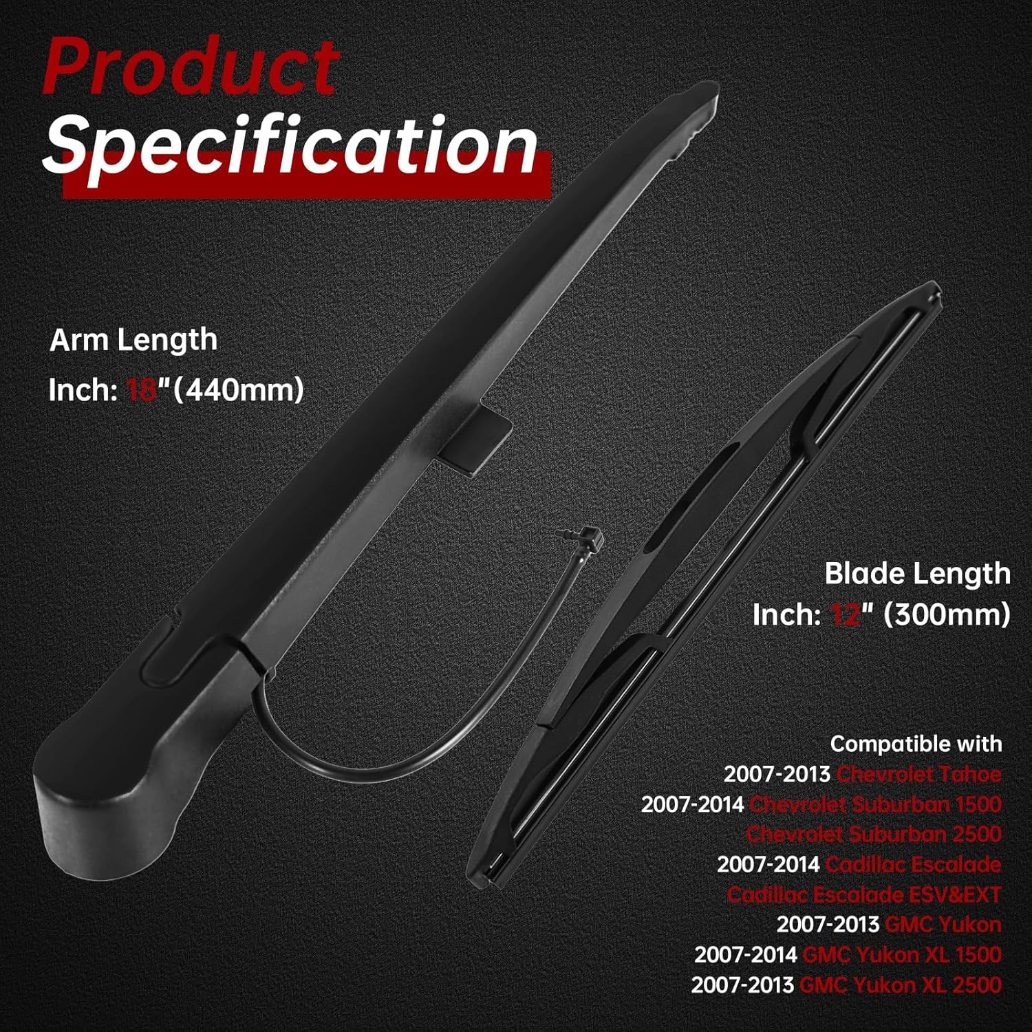 Thumbnail 1 de OTUAYAUTO Rear Wiper Arm Blade 12"