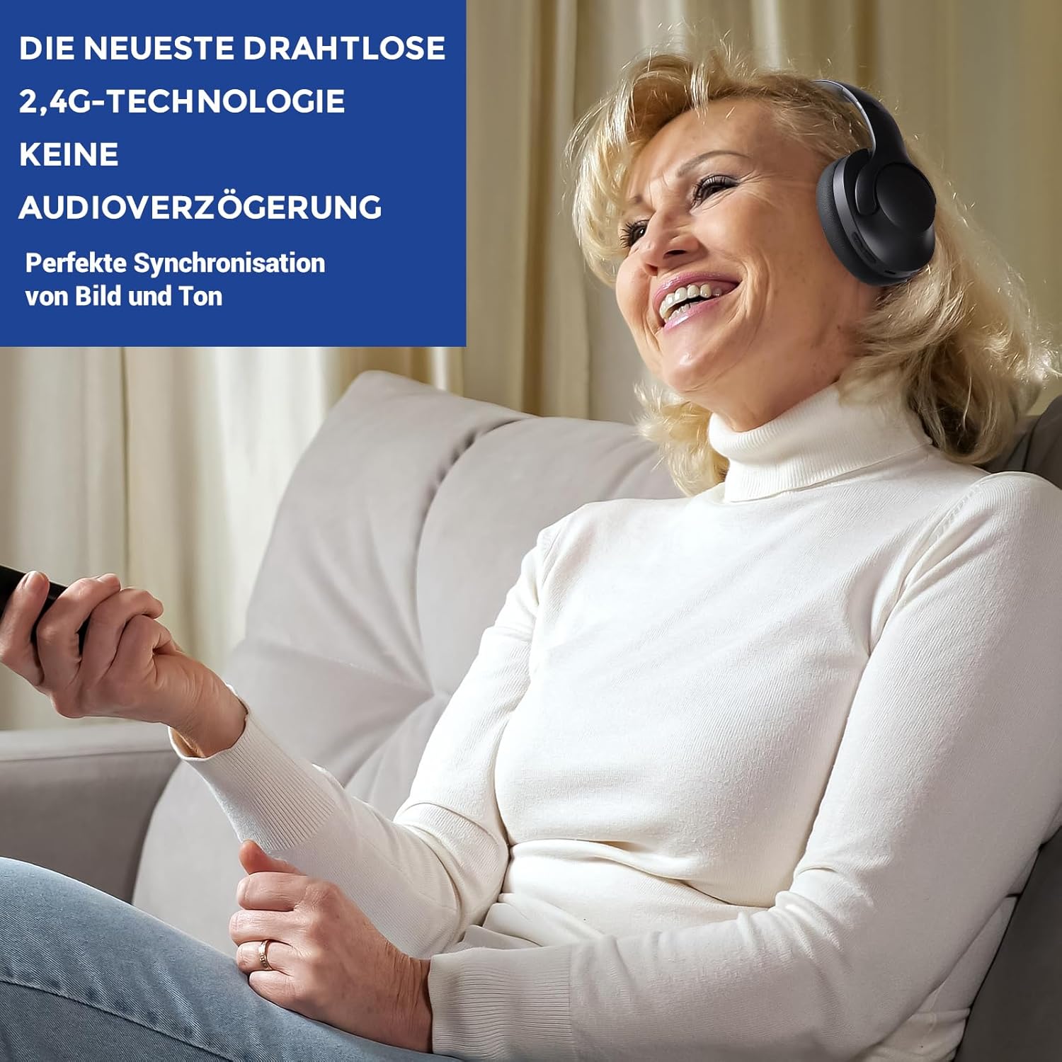 Detalle 2 de LETSACTIV Kabellose Kopfhörer 40 Stunden