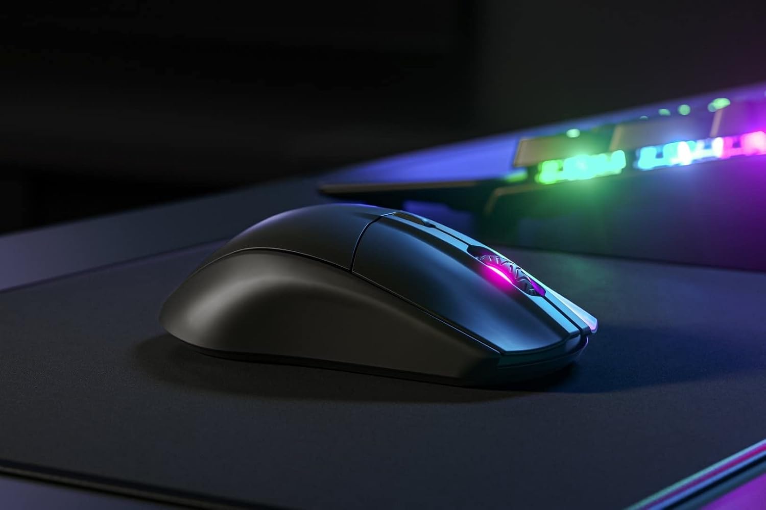 Thumbnail 4 de SteelSeries Rival 3 Wireless Gaming Mouse (400+ Hour Battery, Dual 2.4 GHz + Bluetooth 5.0, 18,000 CPI) – Black