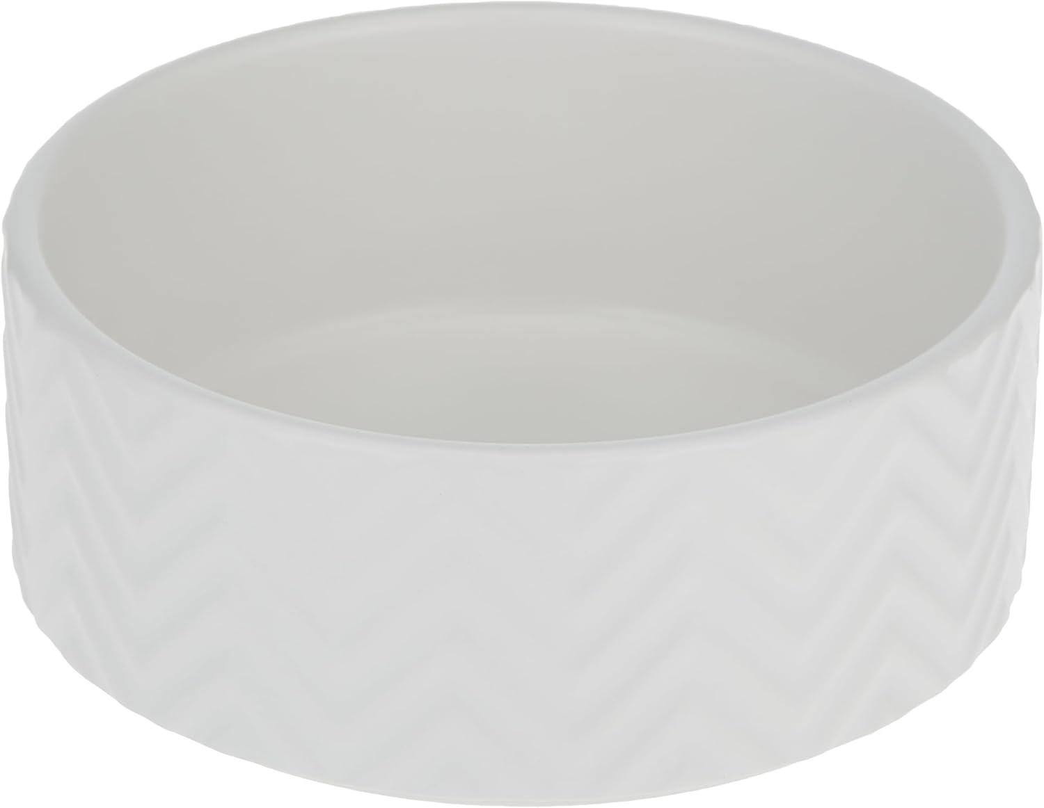 Detalle de Trixie Gamelle en céramique 1,6 L – 20 cm, Blanc (référence 25025)
