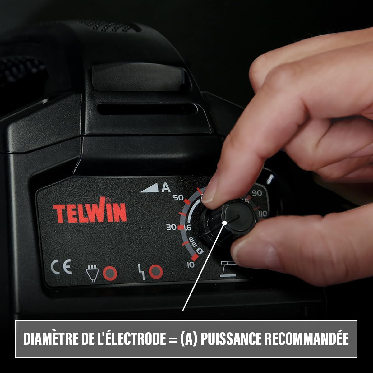 Detalle de T-Arc 214 Soudeuse à inverseur MMA 200A avec casque Tribe 9-13 et accessoires — kit portable pour bricolage domestique
