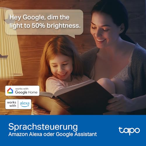 Detalle de Tapo L530E (4-Pack) – Smarte WLAN-Glühbirnen mit E27, farbig dimmbar, kein Hub erforderlich