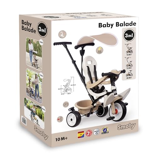 Thumbnail 6 de Smoby Triciclo Baby Balade 3 en 1, asiento ergonómico 🎠