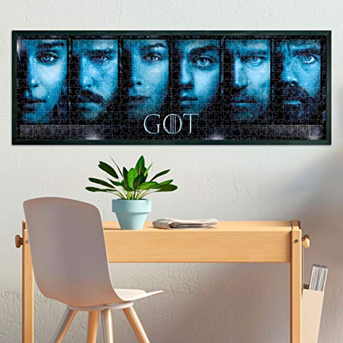 Detalle 2 de Clementoni Puzzle Game of Thrones 1000 piezas panorámico