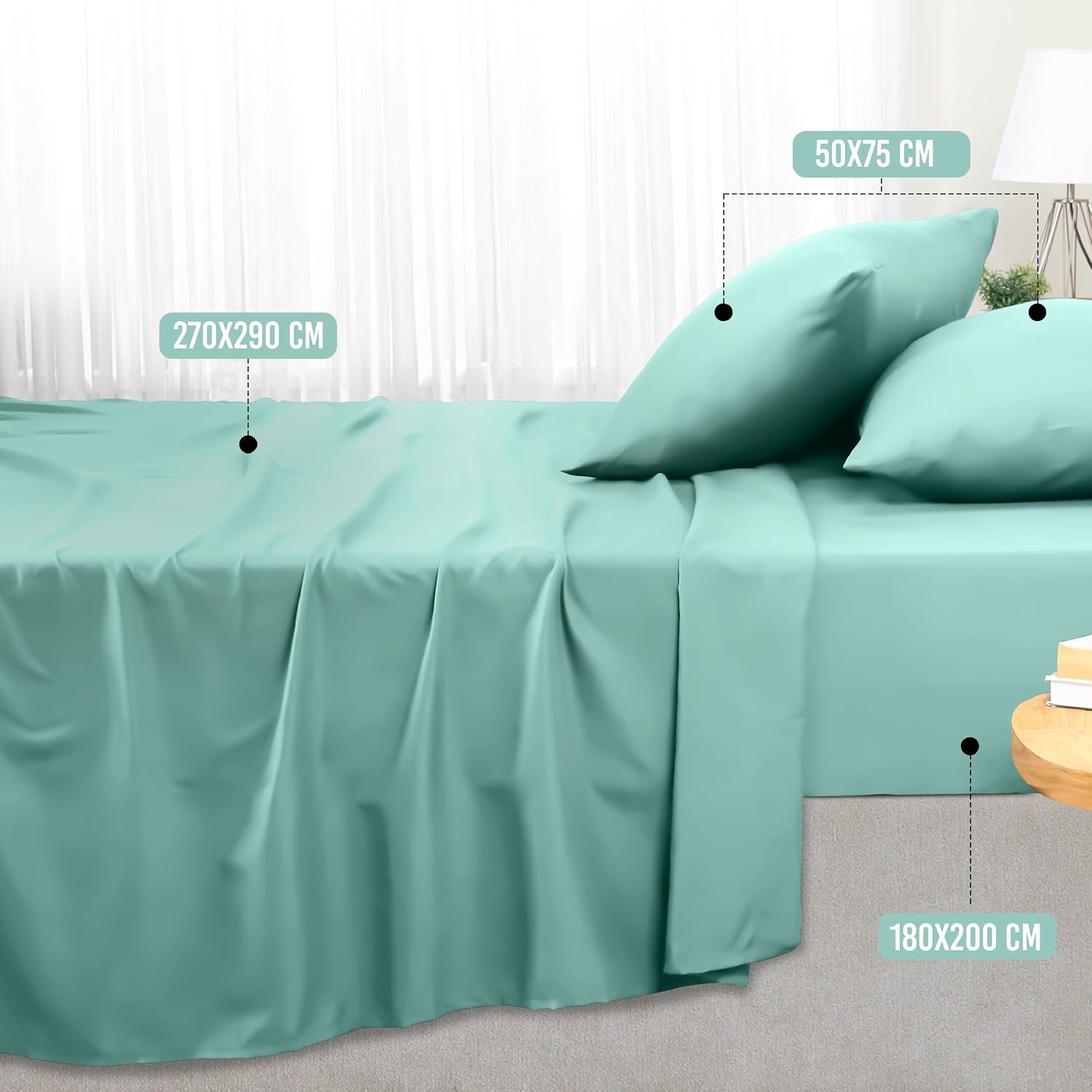 Detalle 2 de Utopia Bedding Set Lenzuola 180x200 cm