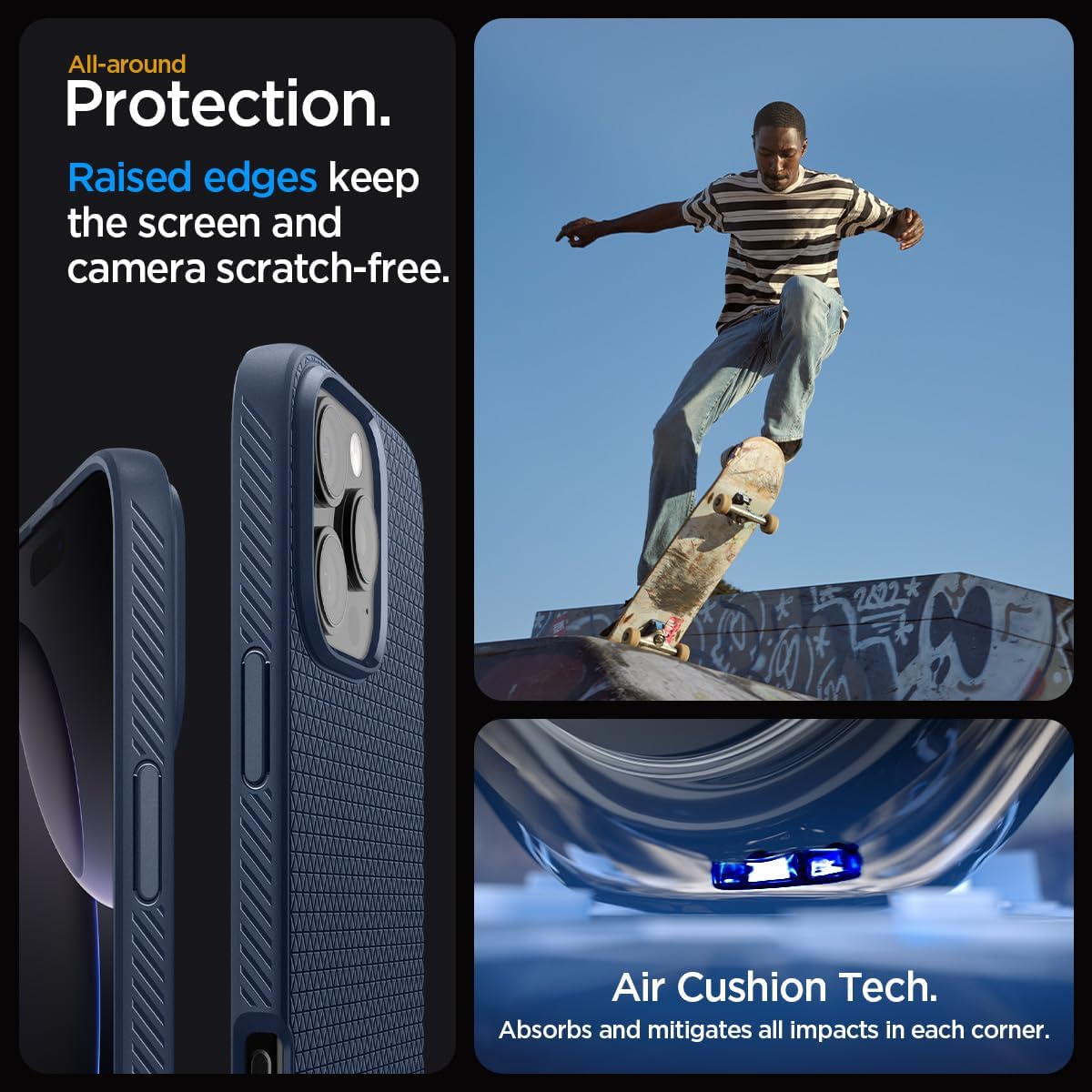 Thumbnail 5 de Spigen iPhone 16 Pro Liquid Air coque antidérapante 6,3″